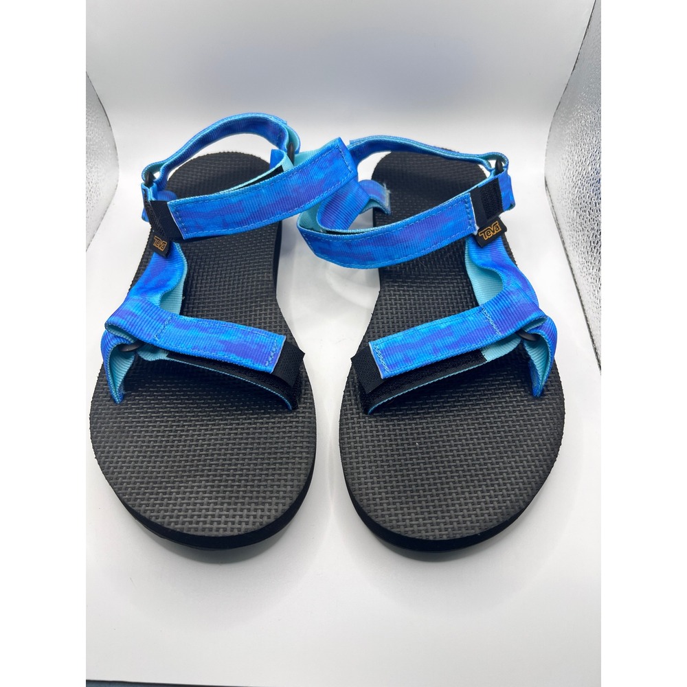 Teva Original Universal Sandals 8 Blue Tie Dye Excellent Sport Strappy 1124231